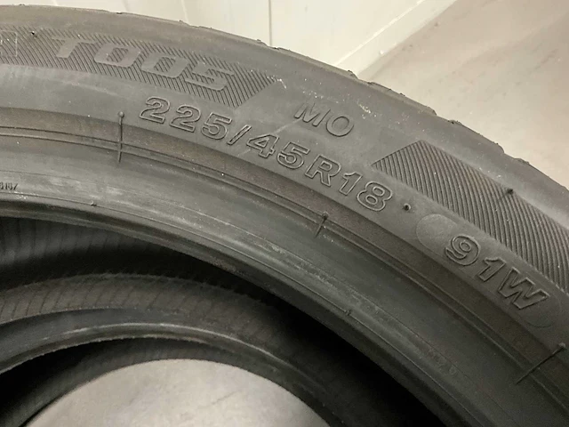Bridgestone "turanza" 225/45 r18 (4x) - afbeelding 5 van  9