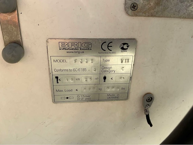 Brig f330 rib met mercury 15pk - afbeelding 13 van  21