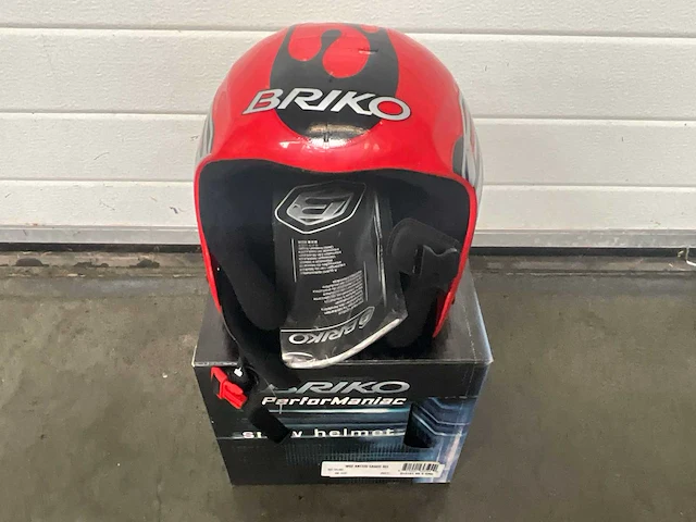 Briko red splash skihelm (135x) - afbeelding 2 van  3