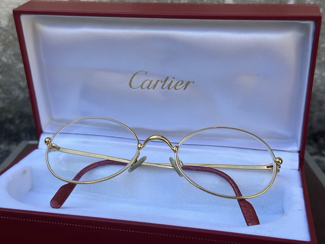 Bril, cartier, antares, goud, 1990-2000 - afbeelding 1 van  9