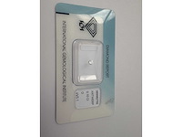 Briljant geslepen diamant met certificaat hrd, 0,10 kt - afbeelding 2 van  4