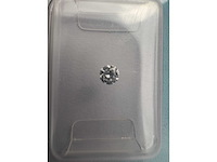 Briljant geslepen diamant met certificaat hrd, 0,10 kt - afbeelding 4 van  4