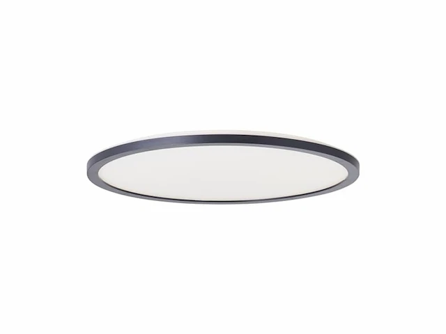 Brilliant brennan plafondlamp badkamer led 24w 4000k 3step dimmer ip44 zwart/wit - afbeelding 1 van  1