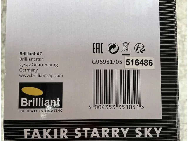 Brilliant fakir starry sky plafondlamp (61x) - afbeelding 6 van  6