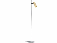 Brilliant marty vloerlamp led gu10 zwart/goud - afbeelding 1 van  1