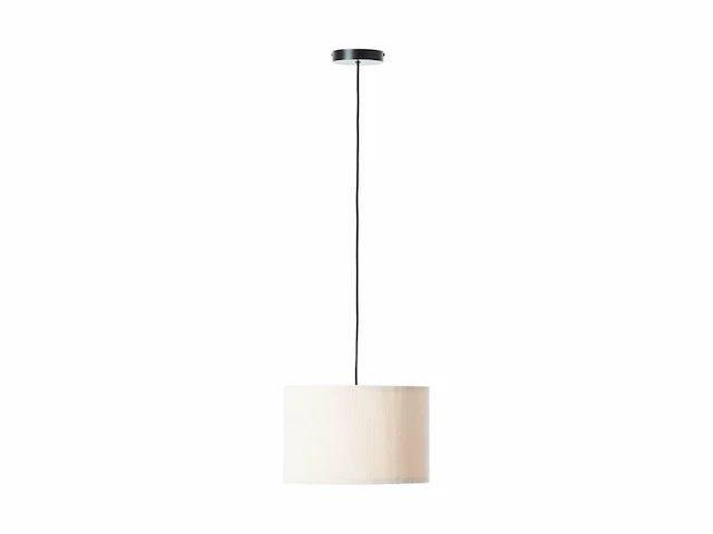 Brilliant tony hanglamp -e27 max 1x25w ribstof beige - afbeelding 1 van  2