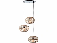 Brilliant woodball - hanglamp - e27 - rotan - afbeelding 1 van  1