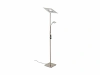 Briloner agiled vloerlamp woonkamer met afstandsbediening dimbaar led staande lamp 180cm grijs - afbeelding 1 van  4