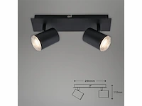 Briloner banyo led spotlight ip44 opbouwspot 2 flames gu10 zwenkbare spots - afbeelding 3 van  4