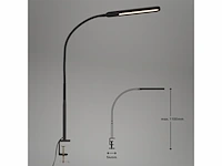 Briloner leuchten servo clip-on armaturen kleurtemperatuurregeling incl. touch schakelaar op armatuurkop dimbaar in stappen ip20 zwart - afbeelding 1 van  4