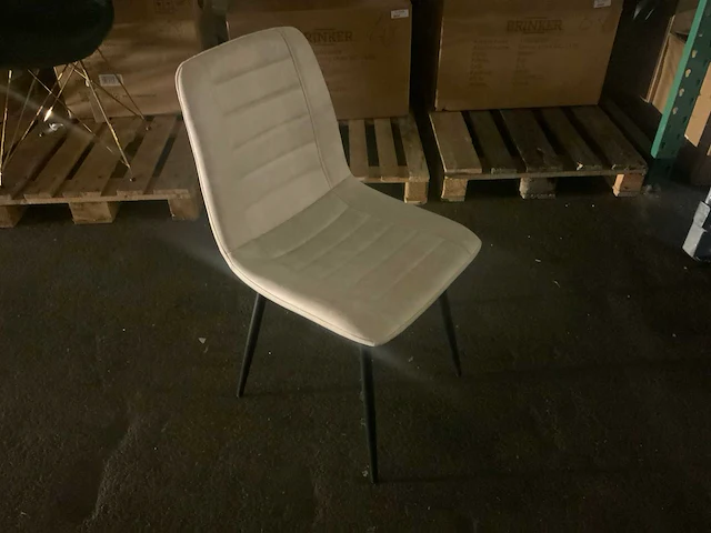 Brinker bulll beige dc-2155 eetkamerstoel (4x) - afbeelding 2 van  5