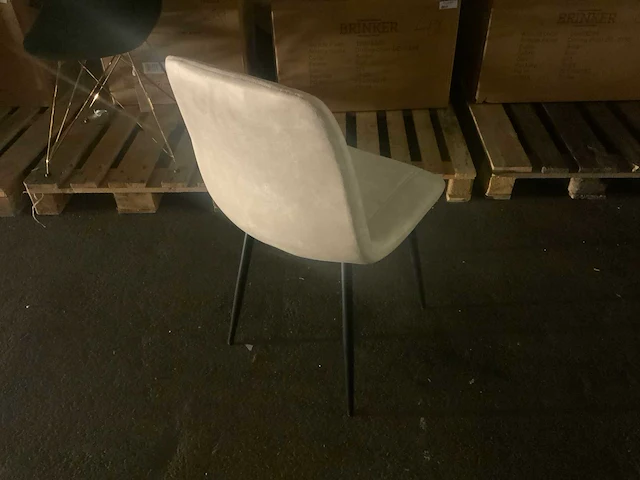 Brinker bulll beige dc-2155 eetkamerstoel (4x) - afbeelding 4 van  5