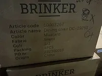 Brinker dc-1925s 10003267 eetkamerstoel (4x) - afbeelding 5 van  5