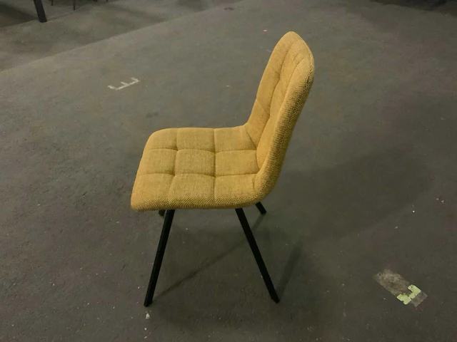 Brinker dc-1925s mustard silent eetkamerstoel (4x) - afbeelding 2 van  6