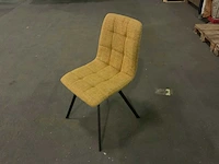 Brinker dc-1925s mustard silent eetkamerstoel (6x) - afbeelding 1 van  6