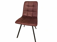 Brinker dc-1925s winered eetkamerstoel (4x) - afbeelding 1 van  6