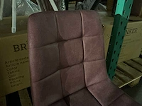 Brinker dc-1925s winered eetkamerstoel (4x) - afbeelding 3 van  6