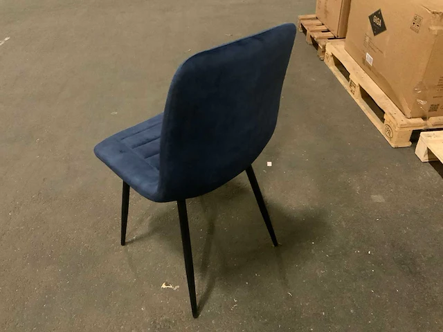 Brinker dc-2155 indigo adore eetkamerstoel (4x) - afbeelding 3 van  6