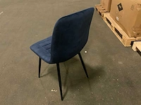 Brinker dc-2155 indigo adore eetkamerstoel (4x) - afbeelding 3 van  6