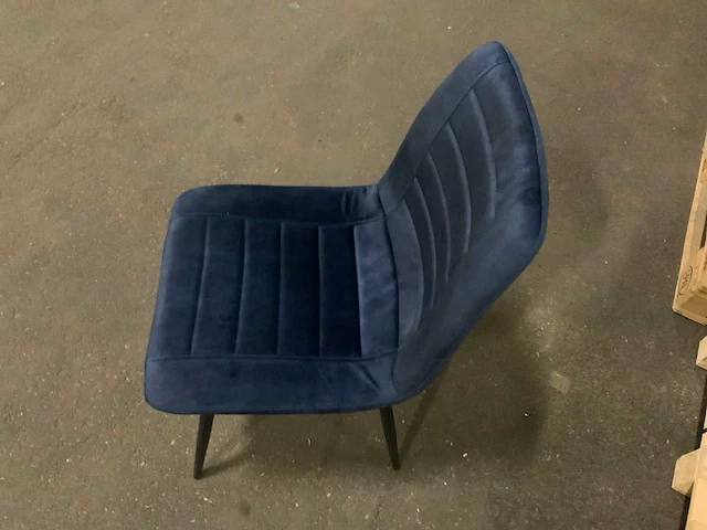 Brinker dc-2155 indigo adore eetkamerstoel (4x) - afbeelding 5 van  6