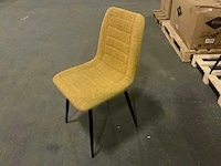 Brinker dc-2155 mustard silent eetkamerstoel (4x) - afbeelding 1 van  6