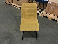 Brinker dc-2155 mustard silent eetkamerstoel (4x) - afbeelding 4 van  6
