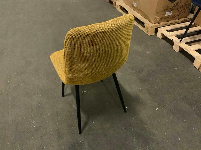 Brinker dc-2155 mustard silent eetkamerstoel (4x) - afbeelding 5 van  6