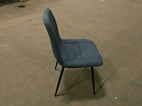 Brinker dc-2155 royal blue nika eetkamerstoel (4x) - afbeelding 5 van  6