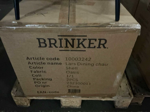 Brinker lars 10003242 eetkamerstoel (6x) - afbeelding 3 van  3