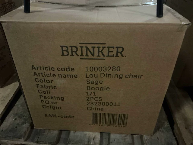 Brinker lou 10003280 eetkamerstoel (10x) - afbeelding 3 van  3