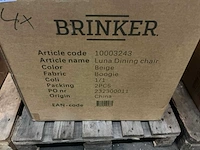Brinker luna 10003243 eetkamerstoel (10x) - afbeelding 3 van  3