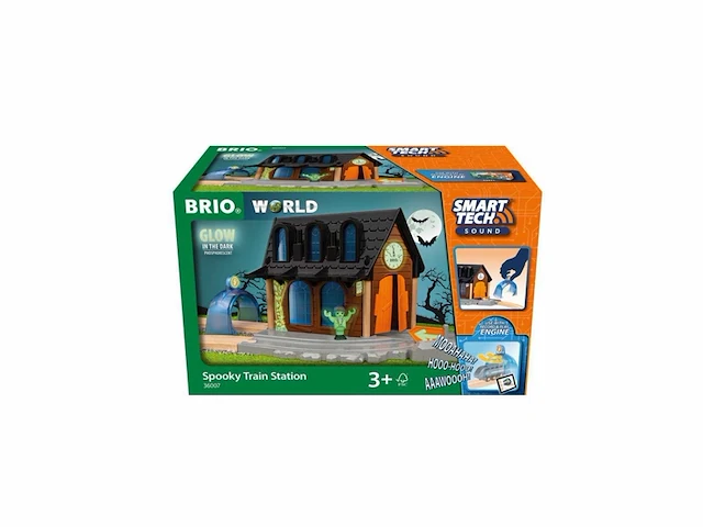Brio spooky treinstation smart tech sound 36007 treinbaan - afbeelding 2 van  4