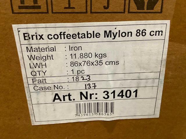 Brix mylon koffietafels (8x) - afbeelding 9 van  10