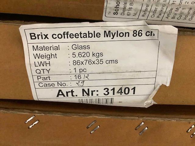 Brix mylon koffietafels (8x) - afbeelding 10 van  10
