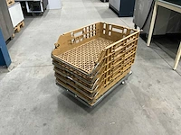 Broban broodkratten op trolly (5x) - afbeelding 1 van  5