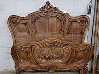 Brocant, massief houten bed - afbeelding 4 van  7