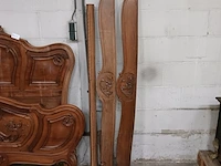Brocant, massief houten bed - afbeelding 6 van  7