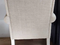 Brocante fauteuil, beige - afbeelding 4 van  7