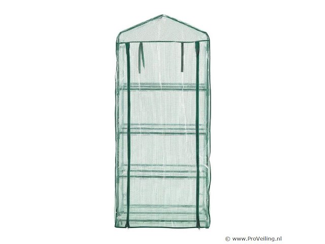 Broeikas / tuinkas - 66 x 162 x 48 cm - pe folie - afbeelding 4 van  10