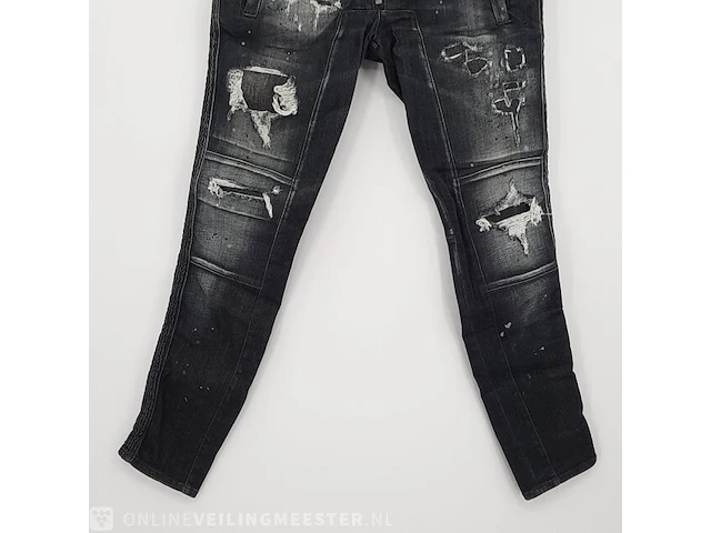 Broek, maat 50 dsquared2, twinky biker jean - afbeelding 3 van  7