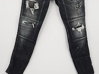 Broek, maat 50 dsquared2, twinky biker jean - afbeelding 3 van  7