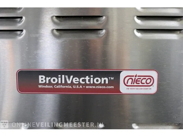 Broiler op verrijdbaar onderstel nieco, jf63-2g broilvection, bouwjaar 2021 - afbeelding 10 van  14