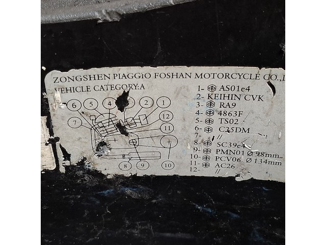 Bromscooter, piaggio, zip, 2016 - afbeelding 26 van  35