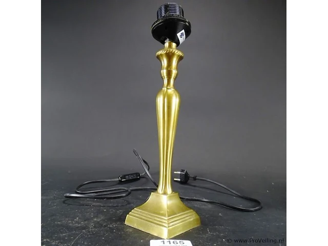 Brons/messing lampvoet - afbeelding 1 van  5