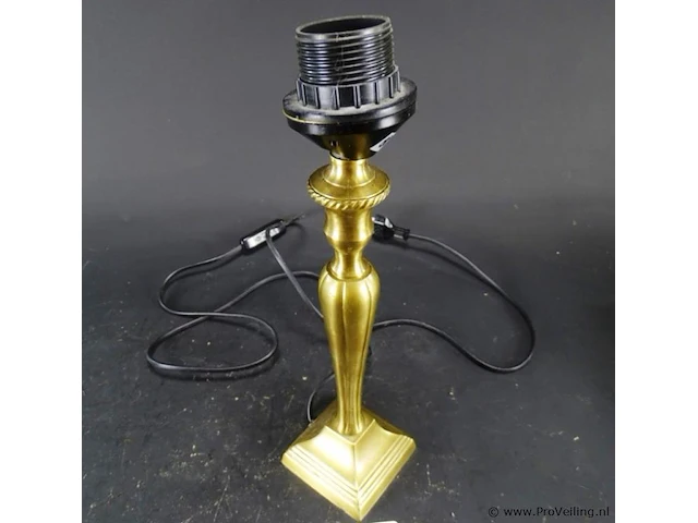 Brons/messing lampvoet - afbeelding 2 van  5