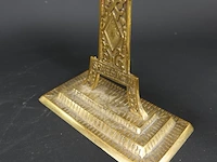 Brons/messing menorah - afbeelding 4 van  5
