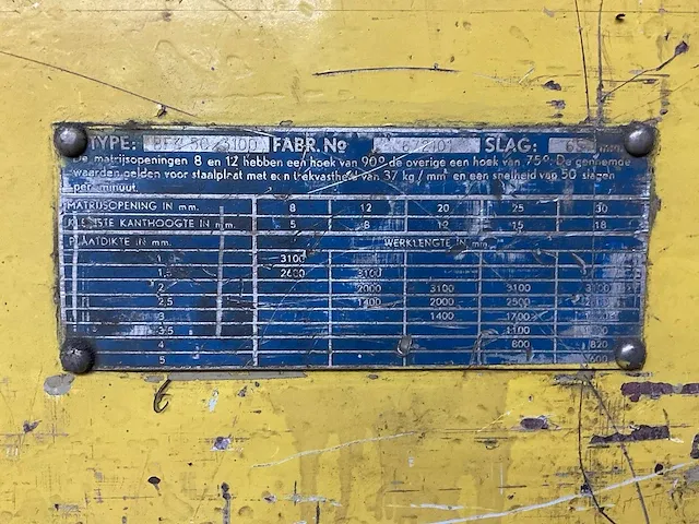 Bronswerk bfk 50x3100 kantbank - afbeelding 7 van  15
