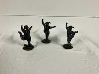 Bronzen beeld (3x) - afbeelding 1 van  6
