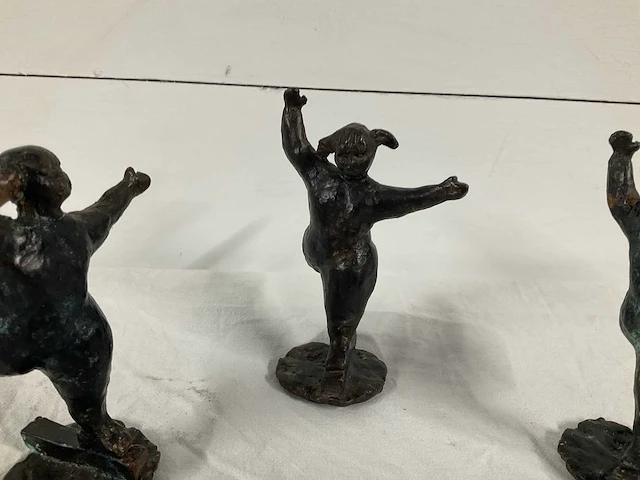 Bronzen beeld (3x) - afbeelding 3 van  6