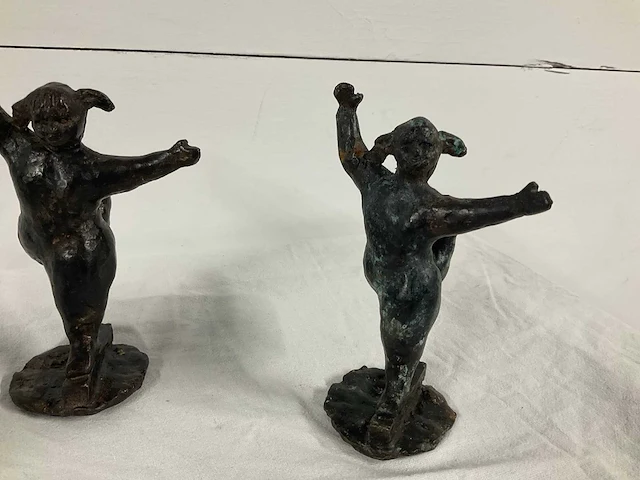 Bronzen beeld (3x) - afbeelding 4 van  6